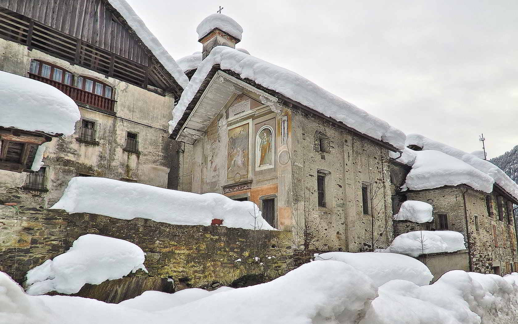 Nevicata in Valsesia